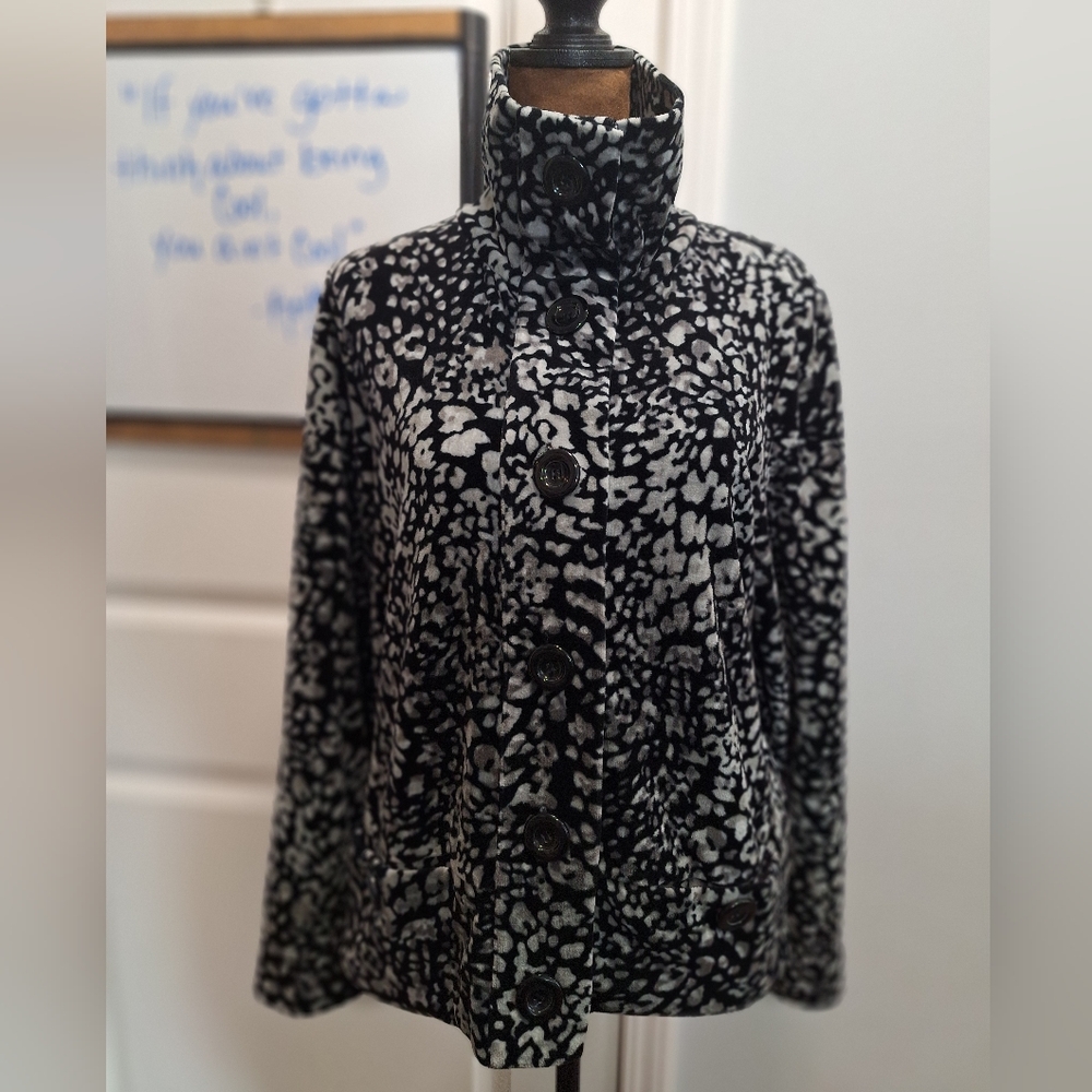 Stylish Black and Gray Women's Jacket